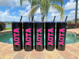 Customized Logo Tumblers 2-Sided ( Min Order 8 Quantity ), custom logo cups, Destination Pineapple