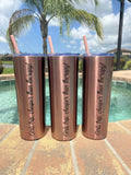 Destination/Celebration Tumblers-party cups-bridal party-birthday cups-Destination Pineapple