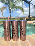 Destination/Celebration Tumblers-party cups-bridal party-birthday cups-Destination Pineapple
