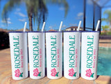 Customized Logo Tumblers 2-Sided ( Min Order 8 Quantity ), custom logo cups, Destination Pineapple