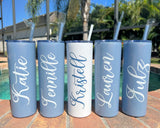 Personalized Tumbler with Straw