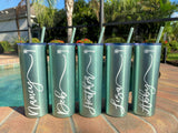 Destination/Celebration Tumblers-party cups-bridal party-birthday cups-Destination Pineapple