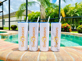 Customized Logo Tumblers 2-Sided ( Min Order 8 Quantity ), custom logo cups, Destination Pineapple
