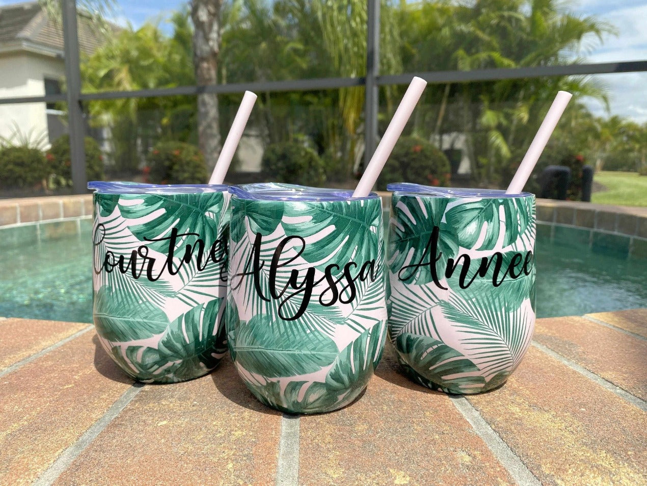 Custom Cups, Custom Plastic Cups, Custom Cups With Lids, Custom Cups  Bachelorette, Custom Birthday Cups, Personalized Cups With Lids Straw 